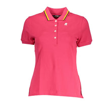 Load image into Gallery viewer, K-WAY Chic Pink Polo with Contrast Detailing
