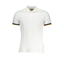 Load image into Gallery viewer, K-WAY Sleek White Polo Shirt with Contrast Detail
