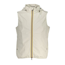 Load image into Gallery viewer, K-WAY Sleek Sleeveless Gray Zip Jacket with Contrast Details
