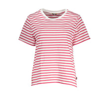 Load image into Gallery viewer, K-WAY Chic White Cotton Tee with Contrast Detailing
