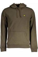 Load image into Gallery viewer, Lyle &amp; Scott Emerald Green Cotton Hoodie with Logo Detail
