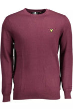 Load image into Gallery viewer, Lyle &amp; Scott Elegant Purple Cotton-Wool Blend Sweater
