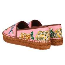 Load image into Gallery viewer, Dolce &amp; Gabbana Colorful Canvas Espadrille Slippers
