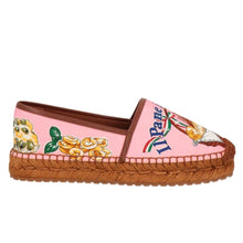 Load image into Gallery viewer, Dolce &amp; Gabbana Colorful Canvas Espadrille Slippers
