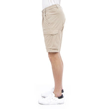 Load image into Gallery viewer, People Of Shibuya Beige Stretch Bermuda Cargo Shorts
