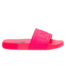 Load image into Gallery viewer, Dolce &amp; Gabbana Chic Fuchsia Rubber Slippers with Logo Detail
