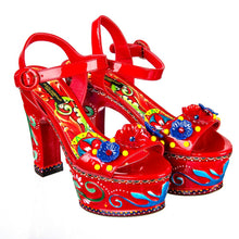 Load image into Gallery viewer, Dolce &amp; Gabbana Sicilian Elegance Leather Clogs
