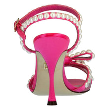 Load image into Gallery viewer, Dolce &amp; Gabbana Elegant Fuchsia Sandals with Pearl Details
