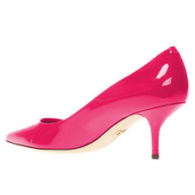 Load image into Gallery viewer, Dolce &amp; Gabbana Elegant Fuchsia Patent Calfskin Pumps
