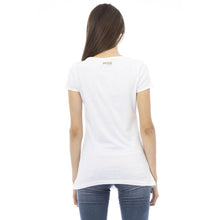 Load image into Gallery viewer, Just Cavalli Elegant Cotton Crew Neck Tee with Front Print
