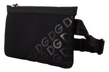 Load image into Gallery viewer, Dolce &amp; Gabbana Sleek Black Monogram Neoprene Fanny Pack
