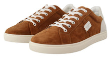Load image into Gallery viewer, Dolce &amp; Gabbana Elegant Two-Tone Leather Sneakers
