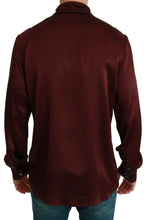 Load image into Gallery viewer, Dolce &amp; Gabbana Bordeaux Silk Pajama-Inspired Shirt
