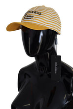 Load image into Gallery viewer, Dolce &amp; Gabbana Elegant Striped Cotton Baseball Cap
