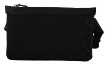 Load image into Gallery viewer, Dolce &amp; Gabbana Sleek Black Monogram Neoprene Fanny Pack
