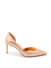 Load image into Gallery viewer, Christian Louboutin Rose Gold Metallic Leather Pumps
