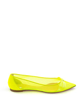 Load image into Gallery viewer, Christian Louboutin Vibrant Fluo Mesh Pointed Ballerinas
