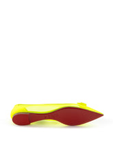 Load image into Gallery viewer, Christian Louboutin Vibrant Fluo Mesh Pointed Ballerinas
