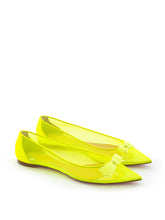 Load image into Gallery viewer, Christian Louboutin Vibrant Fluo Mesh Pointed Ballerinas
