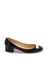 Load image into Gallery viewer, Christian Louboutin Elegant Black Patent Leather Ballet Flats
