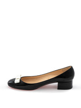 Load image into Gallery viewer, Christian Louboutin Elegant Black Patent Leather Ballet Flats
