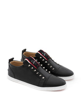 Load image into Gallery viewer, Christian Louboutin Sleek Black Leather Sneakers
