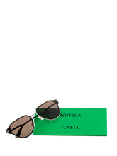 Load image into Gallery viewer, Bottega Veneta Elegant Silver Metal Sunglasses
