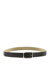 Load image into Gallery viewer, Bottega Veneta Elegant Emerald Intreccio Leather Belt
