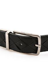 Load image into Gallery viewer, Bottega Veneta Elegant Emerald Intreccio Leather Belt
