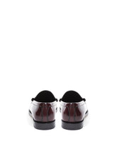 Load image into Gallery viewer, Celine Elegant Brown Leather Triomphe Loafers
