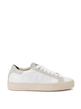 Load image into Gallery viewer, P448 Elegant White Leather Sneakers
