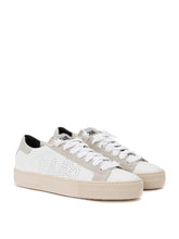 Load image into Gallery viewer, P448 Elegant White Leather Sneakers
