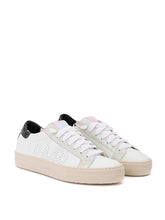 Load image into Gallery viewer, P448 Sleek White Leather Sneakers
