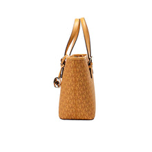 Load image into Gallery viewer, Michael Kors Jet Set Cider PVC Leather XS Carryall Top Zip Tote Bag Purse
