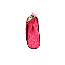 Load image into Gallery viewer, Michael Kors Jet Set Medium Electric Pink Convertible Pouchette Crossbody Bag
