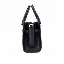 Load image into Gallery viewer, Michael Kors Hamilton XS Small Black Grained Leather Satchel Crossbody Bag Purse
