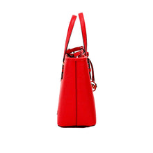 Load image into Gallery viewer, Michael Kors Jet Set Bright Red Leather XS Carryall Top Zip Tote Bag Purse
