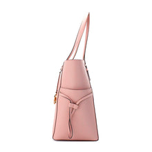 Load image into Gallery viewer, Michael Kors Gilly Large Primrose Leather Drawstring Travel Tote Bag Purse
