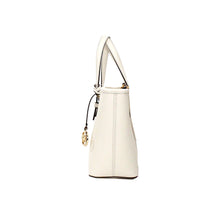 Load image into Gallery viewer, Michael Kors Jet Set Light Cream Leather XS Carryall Top Zip Tote Bag Purse
