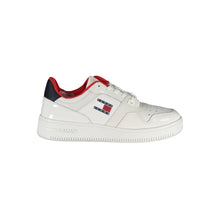 Load image into Gallery viewer, Tommy Hilfiger Contrast Lace-Up Sneakers in White
