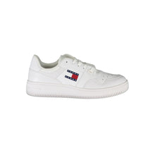 Load image into Gallery viewer, Tommy Hilfiger Classic White Lace-Up Sneakers with Contrast Accents
