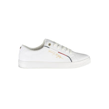 Load image into Gallery viewer, Tommy Hilfiger Elegant White Lace-Up Sneakers with Contrast Detail
