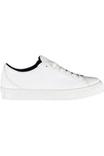 Load image into Gallery viewer, Tommy Hilfiger Chic White Lace-Up Sneakers with Logo Detail
