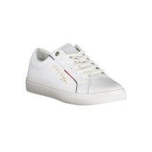 Load image into Gallery viewer, Tommy Hilfiger Elegant White Lace-Up Sneakers with Contrast Detail
