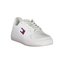 Load image into Gallery viewer, Tommy Hilfiger Classic White Lace-Up Sneakers with Contrast Accents
