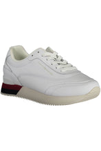 Load image into Gallery viewer, Tommy Hilfiger Chic White Lace-Up Sneakers with Logo Detail
