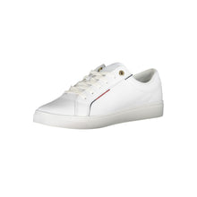 Load image into Gallery viewer, Tommy Hilfiger Elegant White Lace-Up Sneakers with Contrast Detail
