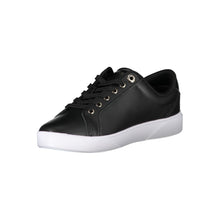 Load image into Gallery viewer, Tommy Hilfiger Chic Black Lace-Up Sneakers with Contrast Sole
