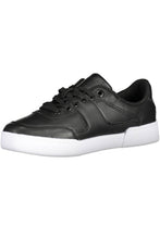 Load image into Gallery viewer, Tommy Hilfiger Chic Black Lace-Up Sneakers with Contrasting Accents
