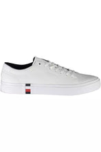 Load image into Gallery viewer, Tommy Hilfiger Eco-Chic White Sneakers with Contrasting Accents
